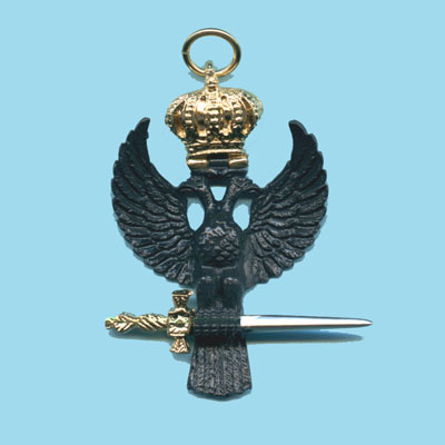 30th Degree Collarette Eagle Jewel